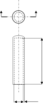 Krytka válcová 2 mm